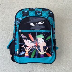 Disney XD -Phineas and Ferb- 16” Reinforced Large School Backpack